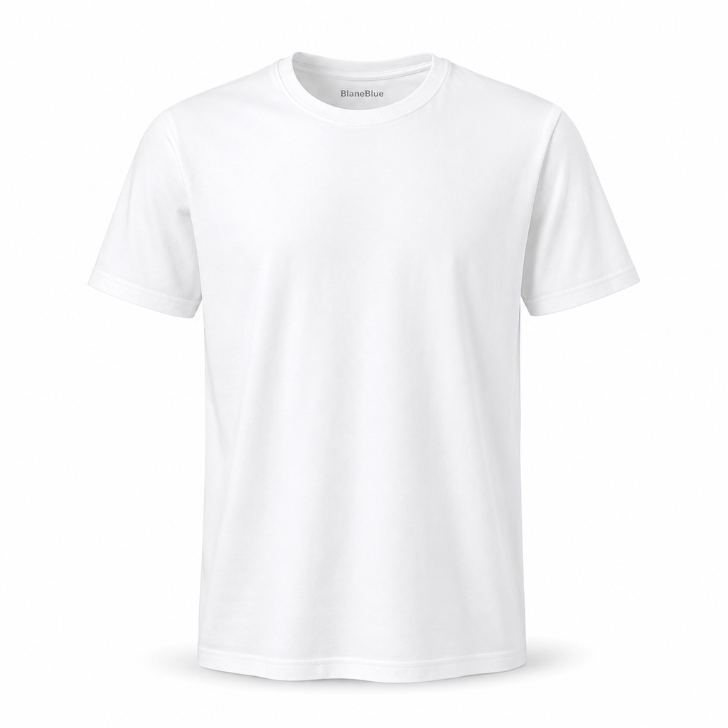 BlaneBlue Men’s White Clean White Tee