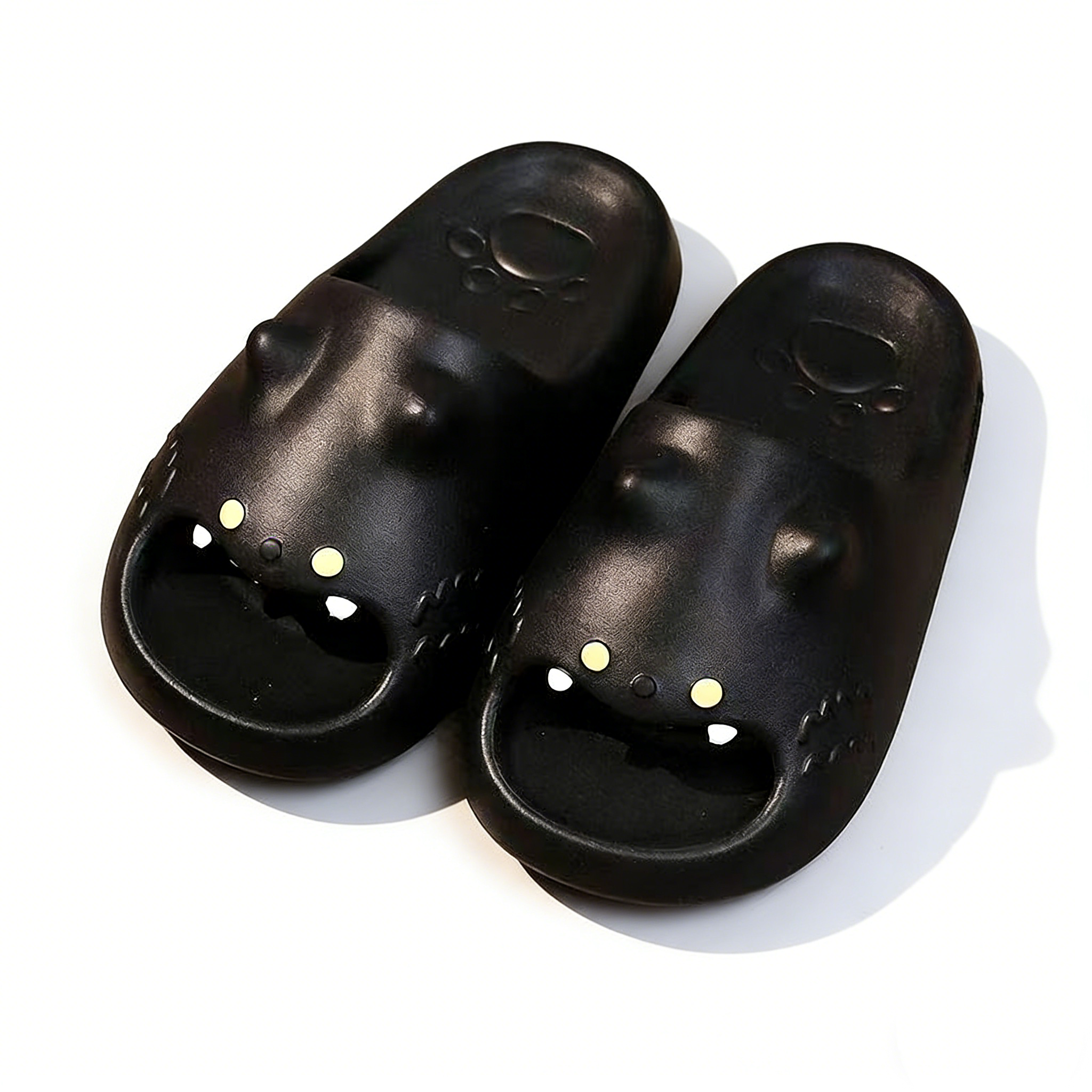 Cute Cartoon Cat Paw Slippers, New Style, Thick Sole, Home Wear, Shower Wear, Non-Slip Couple Slippers Slide Flipflop Girl